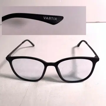 VARTIX 블랙 웰링턴 안경 남성용
