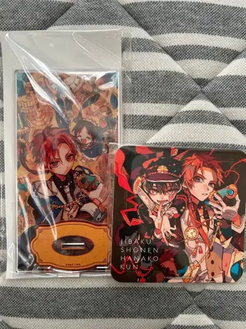 지박소년 하나코 군 뮤지엄 아크릴 스탠드 세 명의 시계지기 코스터