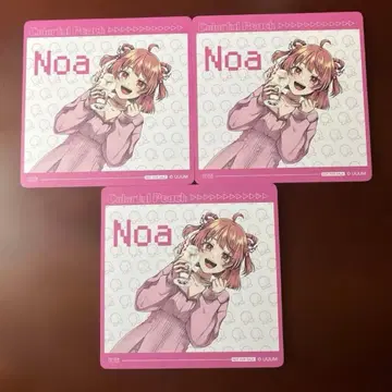 컬러풀 피치 카라피치 노아 마네키네코 코스터 묶음 판매