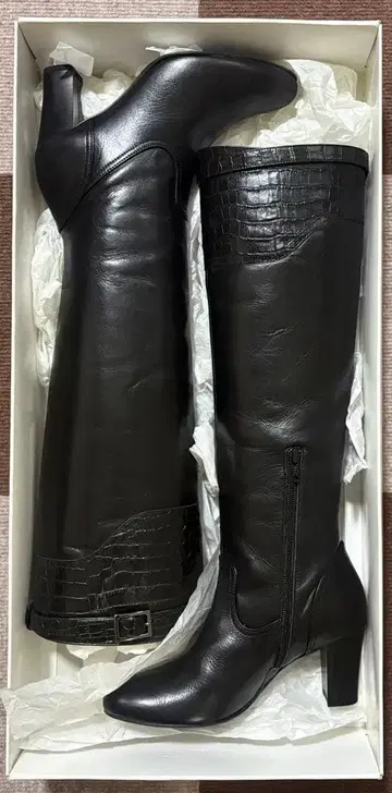 LAUTREAMONT 블랙 롱 부츠 36