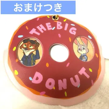 주토피아 도넛형 사진 케이스 키링 [덤 포함]