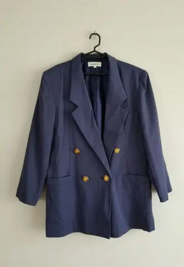 LisaMelanio 골드 버튼 테일러드 자켓 더블 자켓