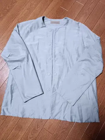 JURGEN LEHL 노카라 자켓 라이트 그레이