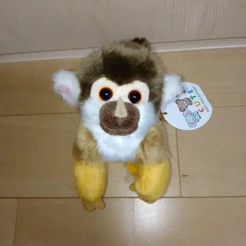 다람쥐 봉제 인형 얼굴이 미형 잘생긴 다람쥐 원숭이 봉제 인형 미사용