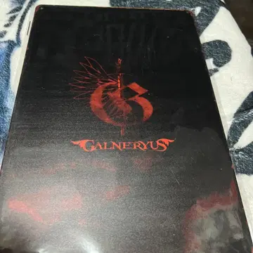 GALNERYUS 로고 틴사인 블랙 레드