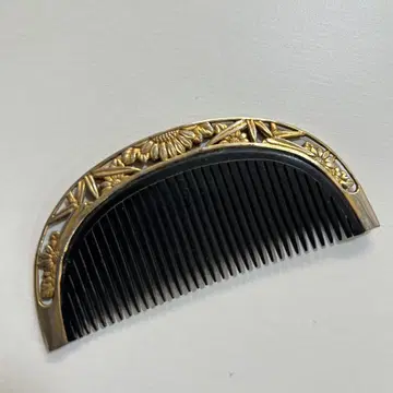 앤티크 섬세한 수작업 금세공 꽃무늬 빗 기모노 애호가 구락부 408