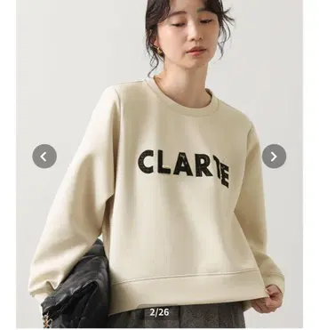 2025 가을/겨울 새상품 그레디 브릴리언트 CLARTE 크루넥 풀오버