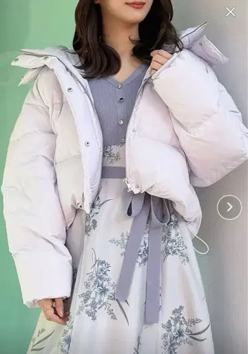 [ 새상품 미사용 ] MERCURYDUO 2WAY 후드 부착 숏 다운