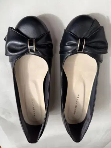 JELLY BEANS 블랙 플랫슈즈