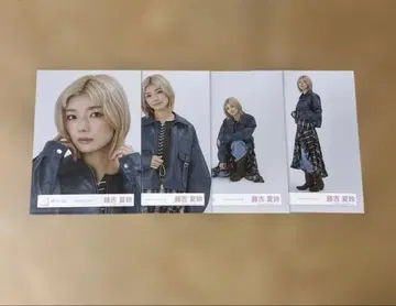 후지키 카린 가죽 자켓 코디 컴프