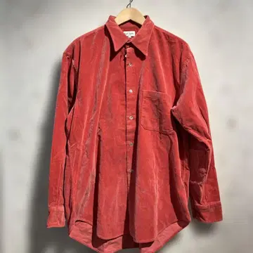 90s PAUL SMITH 벨루어 셔츠 폴스미스 레드 빈티지