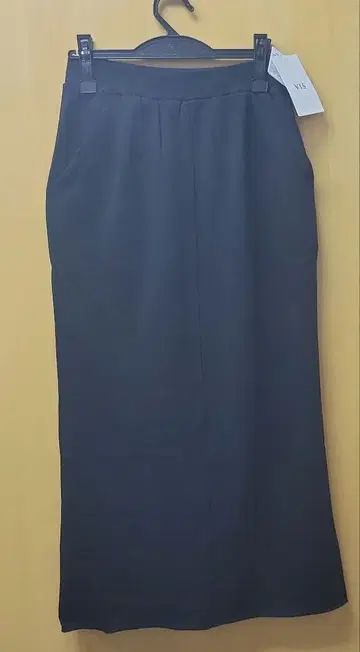 블랙 슬릿 타이 트 스커트