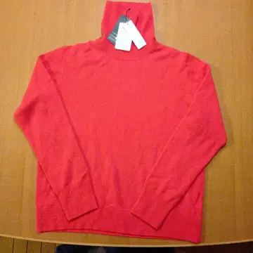 타카시마야 캐시미어 터틀넥 스웨터 LL 로즈 핑크