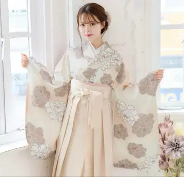 67번 기모노 + 핑크 오비 (하카마 없음)