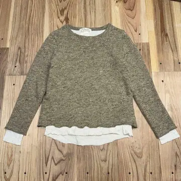 레미릴리프 REMI RELIEF 울 스웨터 레이어드 니트 스웨터 S