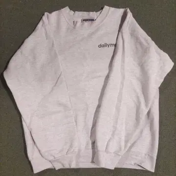 90s Hanes dailymotion 로고 맨투맨 그레이