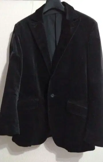 남성용 벨벳 테일러드 자켓