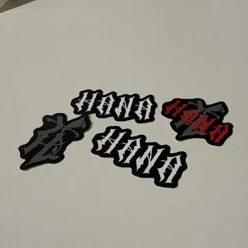 HANA 스티커 4개 세트