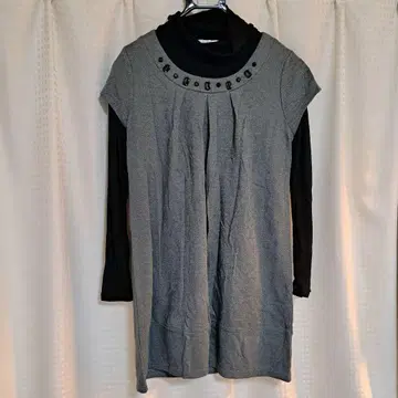 최종 가격 인하 GIVORS 그레이 튜닉 긴팔 M