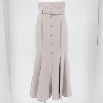 snidel 프론트 버튼 머메이드 스커트