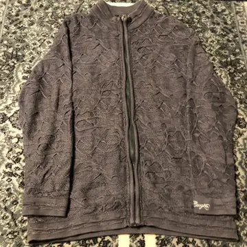 COOGI 그레이 집업 니트 XL