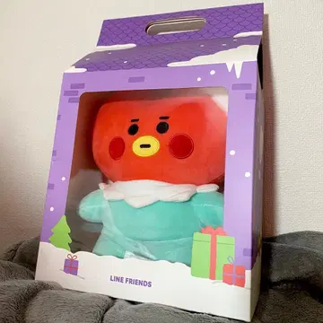 BTS BT21 TATA 타타 봉제 인형 크리스마스 홀리데이