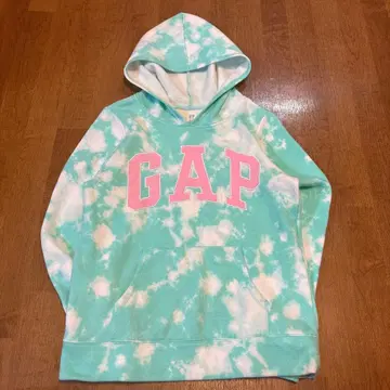 GAP 타이 다이 후드티 민트 그린