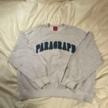 PARAGRAPH 그레이 크루넥 맨투맨