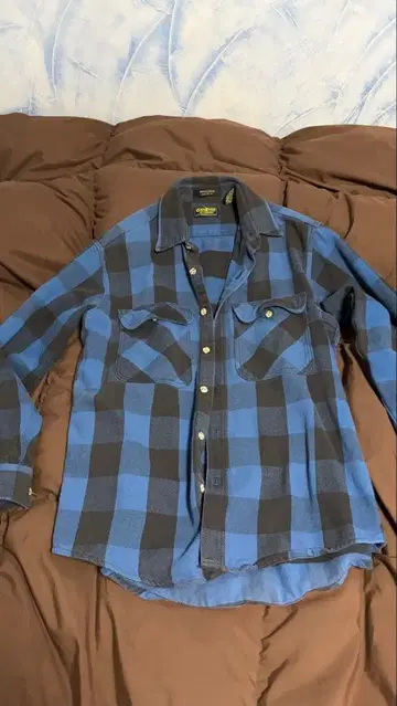 OSHKOSH USA제 빈티지 플란넬 셔츠 버팔로 체크