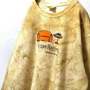 컴포트 컬러즈 게스트룸 레코드 올 패턴 맨투맨 타이다이 L 구제 의류