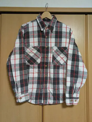 BIG MAC 체크 무늬 플란넬 셔츠