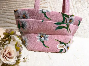 [ 미사용 새상품 ] 페이러 화이트 마가렛 슈니르 직조 핑크