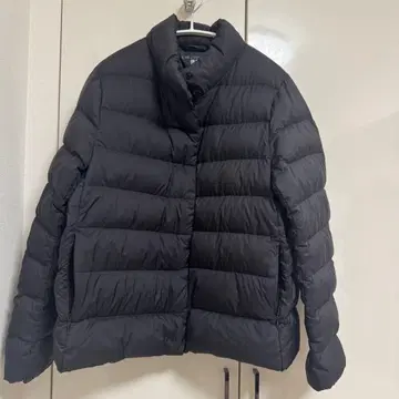 고품질 유니클로 울트라 라이트 다운 코트 여성용 XL 블랙