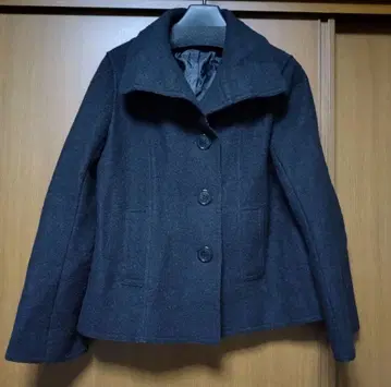 스마트 핑크 압축 울 자켓 블랙 42