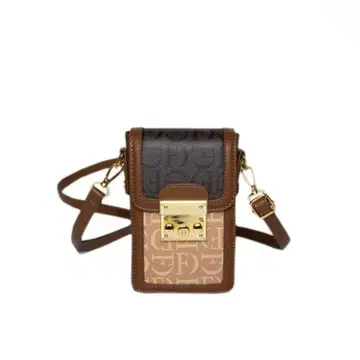 로고 스마트폰 숄더백