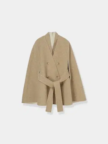 [ laubeblanc ] Dual Face Cape Coat