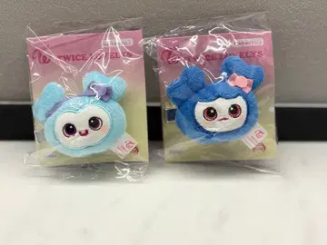 TWICE LOVELYS 봉제 인형 헤어핀 나연 쯔위 GiGO 한정판