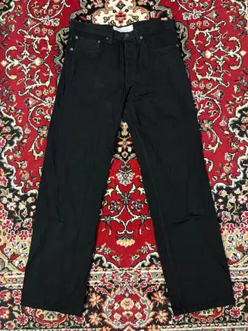 dairiku 다이리쿠 블랙 스트레이트 데님