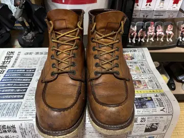 레드윙 브라운 하이컷 워크 부츠