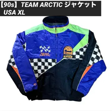 90s TEAM ARCTIC 자켓 XL 자수 로고 빈티지 USA