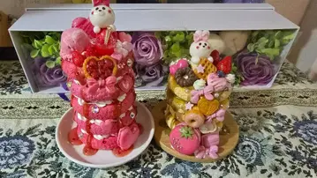 토끼 수지 점토 팬케이크 세트