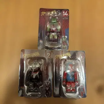 해피 복권 스파이더맨 베어브릭 메디콤토이 피규어