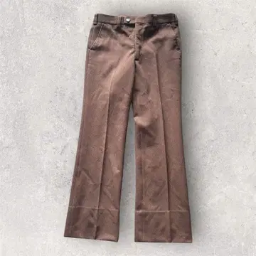 코듀로이 와이드 팬츠 브라운 구제 의류 레트로