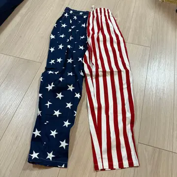 COOKMAN 미국 국기 디자인 워크 팬츠