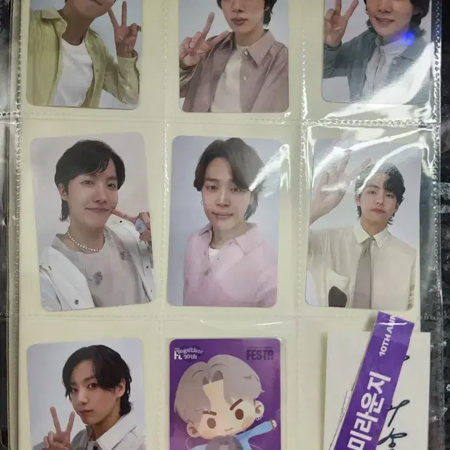 bts 10주년 페스타 아미라운지 포토카드