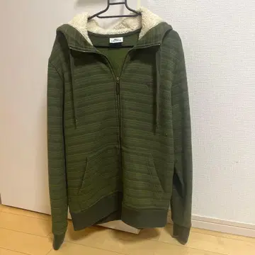 LACOSTE 크롭 지퍼 후드티