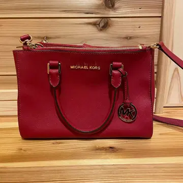 MICHAEL KORS 레드 숄더백