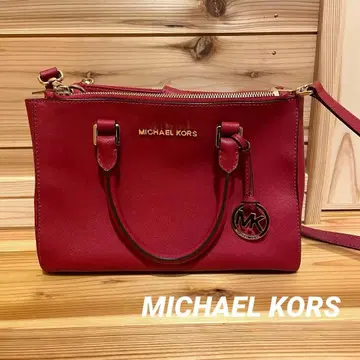 MICHAEL KORS 레드 숄더백