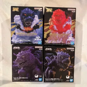 고질라 진좌수 피규어 세트 4체