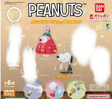 PEANUTS 메지루시 액세서리 FUNNY ver. 스누피 C, D